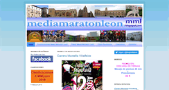 Desktop Screenshot of mediamaratonleon.com